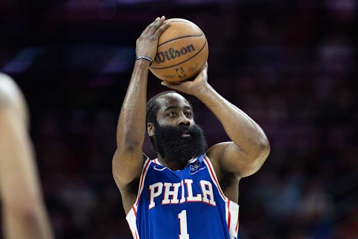 Philadelphia 76ers guard James Harden